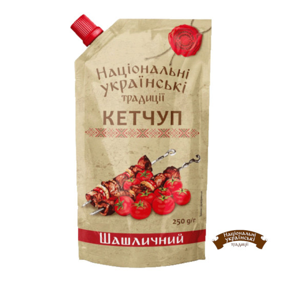 Кетчуп "Шашличний" д/п 250г / 20 шт тг ТМ НУТ