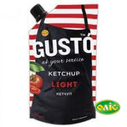 Кетчуп Light д/п 250 г / 20 шт тг Gusto