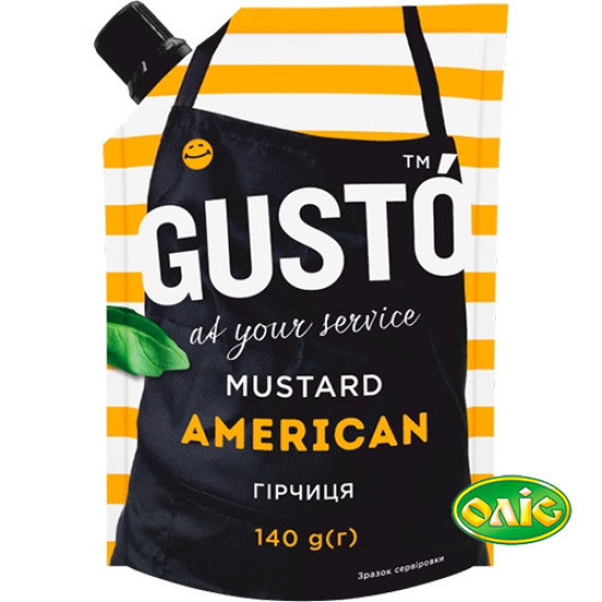 Гірчиця American д/п 140г Gusto