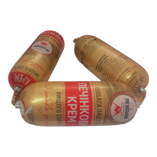 Ковбаса паштетна "Печінковий крем" в/с (п/а)