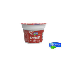 Сметана 21%  ст.  0,200 кг   (НОВИНКА)