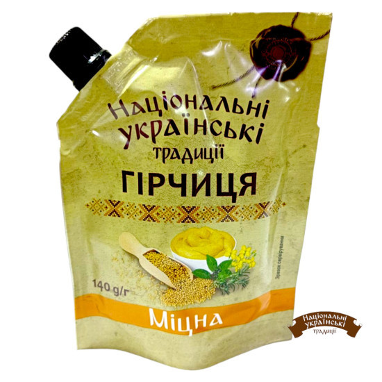 Гірчиця "Міцна" д/п  140 г / 30 шт тг ТМ НУТ