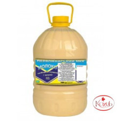 Молоко незбиране згущене з цукром 8,5 % жиру пляшка 6 кг сд ТМ Козуб