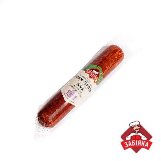 Салямі Горіхова н/к 1с (в/у) ТМ "Забіяка"