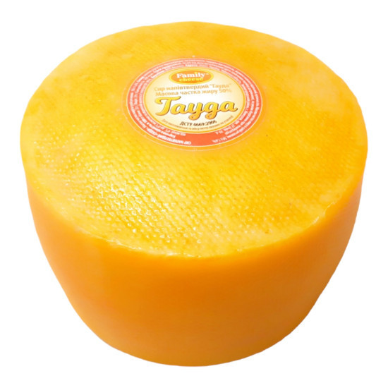 "Сир твердий "Гауда" 50 % (1,2-1,5 кг)  ДСТУ ст