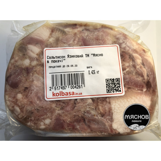 Сальтисон Язиковий 0,35 кг ТМ "Мяснов локачі"