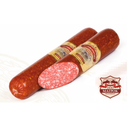 "Салямі Єгерська в/с нк  (Вак.цел 0,45 кг) ТМ "Магрок" Регал