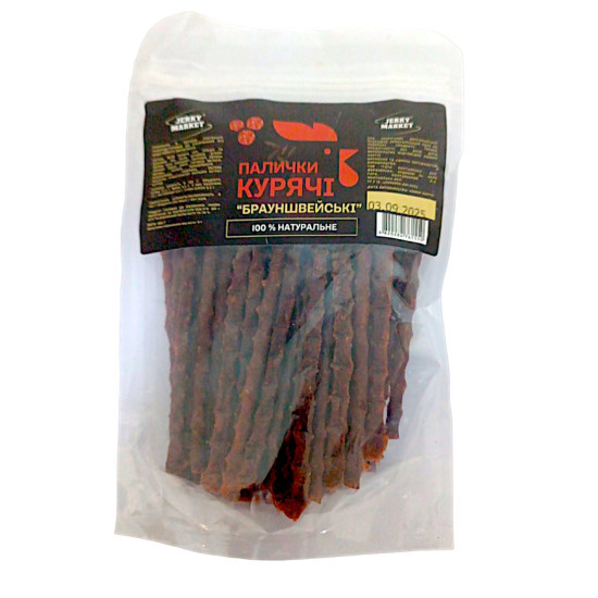 Мясна палочка Брауншвейська 100 гр ТМ JERKY MARKET