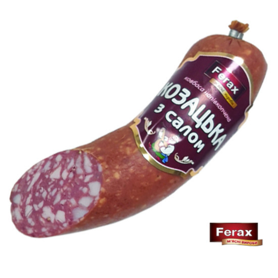 Ковбаса Козацька з салом н/к 1/с