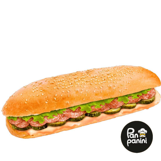 Багет Салямі 220 г бн ТМ Pan panini