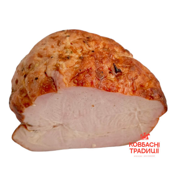 Окорок варено-запечений 1г. 0,3 кг мд ТМ Ковбасні традиції