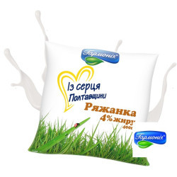 Ряжанка 4% плівка 0,4кг 21 доба, шт