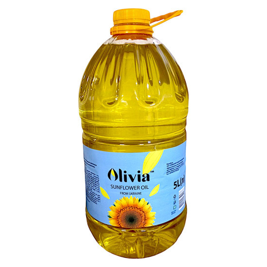 "Олія соняшникова РАФІНОВАНА  5 л / 3 шт ТМ ОЛІВІЯ