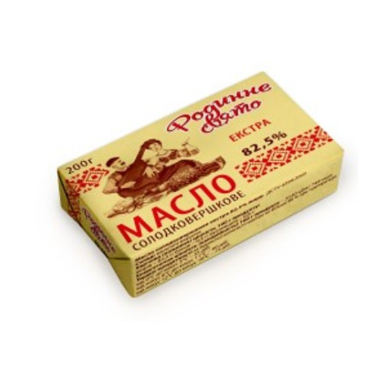 Масло Родинне Свято 82,5% брикет
