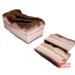 Грудинка з бочки в/г (Фас) 0,7 кг мд ТМ Ковбасні традиції