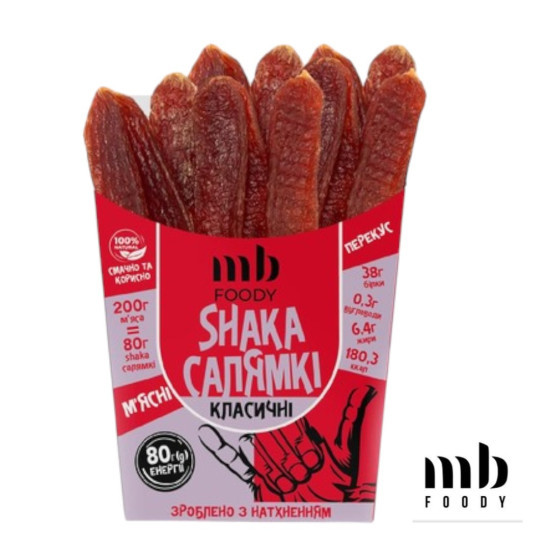 "Салямки "Классік"курячі в оболочці, 80г, / 12шт TM MB Foody