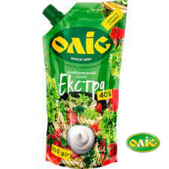 Майонезний Соус "Екстра" 40%  дой-пак 0.17 кг / 25 шт Оліс