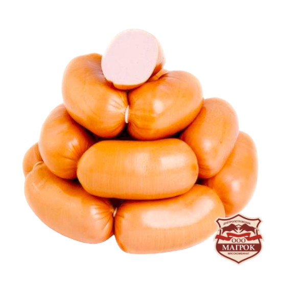 Сардельки Товстунчик в/с з м' яса птиці (Газ-1,1 кг) ТМ Ковбасна майстерня