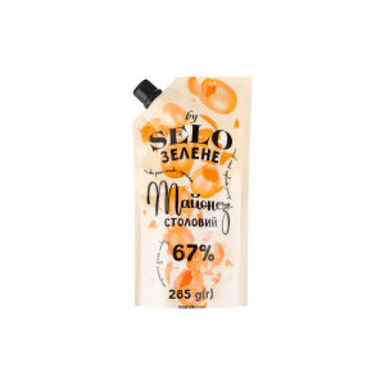 Майонез Столовий 67% 285 г д/п ТМ "Selo Зелене"