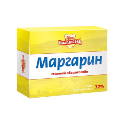 "Маргарин столовий "вершковий" 72% 200 г / 18 шт ТМ Поляна смаку Регал