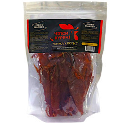 Чіпси курячі Курка у вогні ZIP-пакет  ТМ JERKY MARKET 0,5кг / 3кг