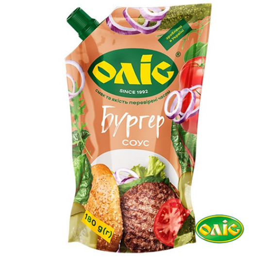 Соус "Бургер" 30% дой/пак 180 г / 20 шт Оліс