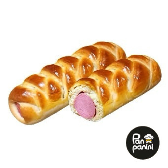 Сосиска в тісті запечена 120 г бн ТМ Pan panini