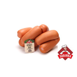 Сардельки Пузаті  1 с. (газ 0,8 кг) ТМ "Забіяка"